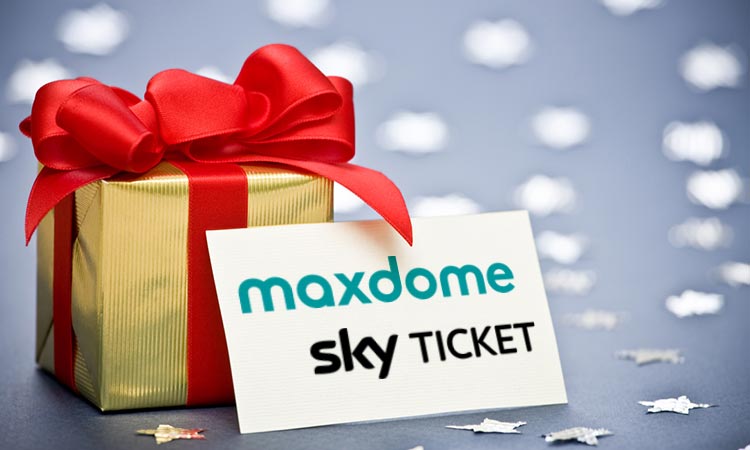 Jetzt aber schnell: Maxdome oder Sky Ticket als Last Minute Geschenk