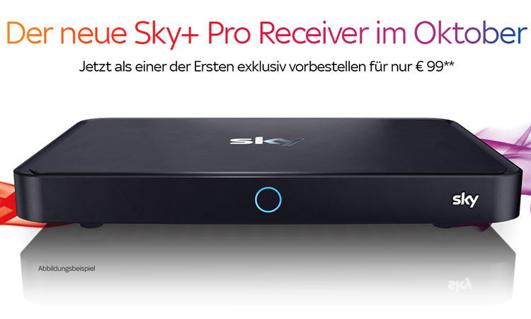 Neues Sky Ultra HD Angebot mit neuem Sky+ Pro Receiver kommt im Oktober